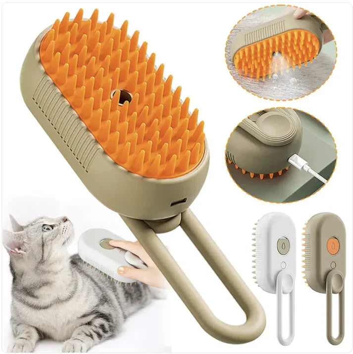 Steam Cat Brush PET MASSAGE BRUSH